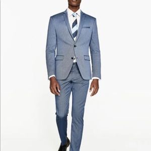 Zara Man Tailoring Blue Suit